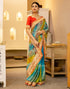 Vasthrlay Bandhani Embroidery Unstitched Multicolor Saree