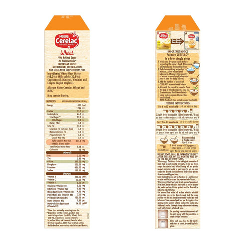 CERELAC Baby Food Cereal | Wheat