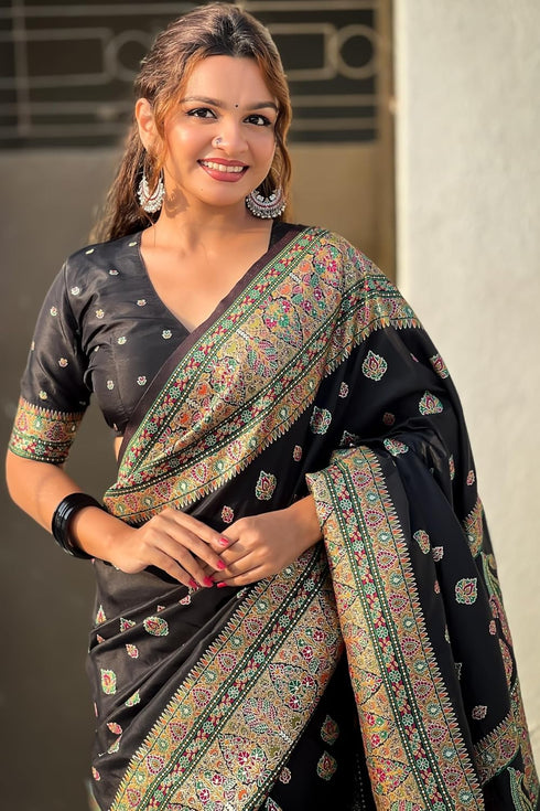 Vasthrlay Kanjivaram Unstitched Blouse Ethnic Wear