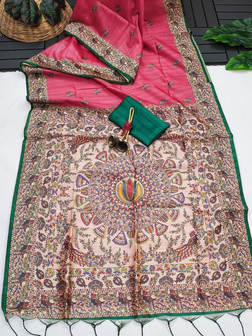 Vasthrlay Madhubani Kalamkari Traditional
