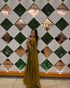 VasthrlayBoarder Unstitched Chhaavak Mustard Free Ethnic Wear