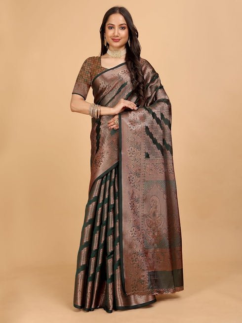 Vasthrlay Organza Embellishments Ethnic Wear