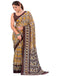 Vasthrlay Georgette Bandhani Unstitched Grey Saree