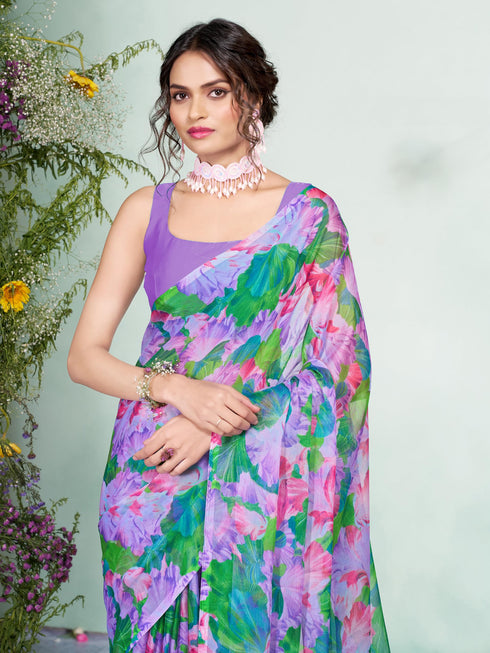 Vasthrlay Chiffon Saree