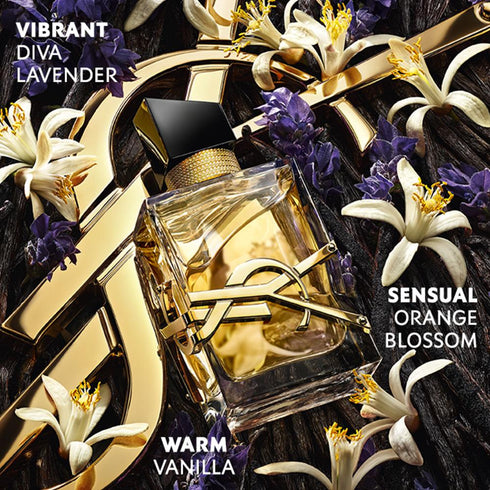 Yves Saint Laurent Libre Eau De Parfum With Lavender Essence Musk & Warm Vanilla