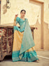 Vasthrlay Kanjivaram Unstitched Jacquard Stylish Saree