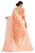 Vasthrlay Banarasi Gs Peach Ethnic Wear