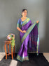 Vasthrlay Kanjivaram Traditional Contrast Included