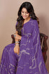 Vasthrlay Fashion Georgette Geometric Dusty Ethnic Wear