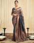 Vasthrlay Womens Banarasi Jacquard Sky Blue Saree
