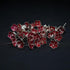 Pure silver Enamel red flowers 5g (Pack of 4)