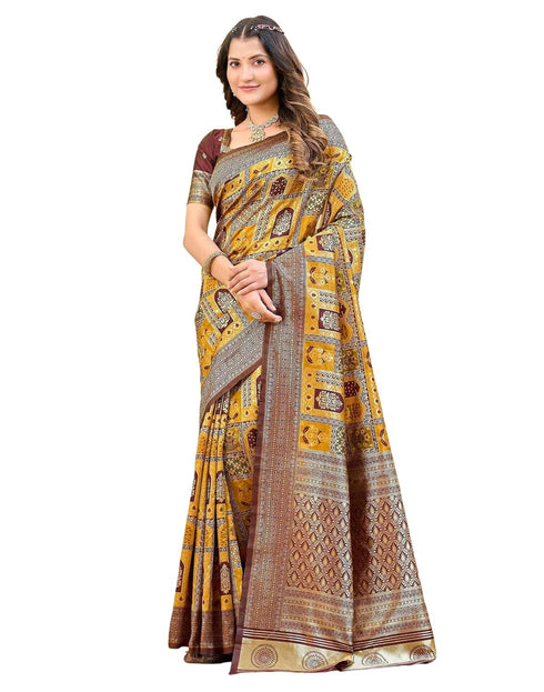 Vasthrlay Womens Weaving Unstitched Light Green Saree