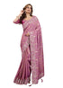 Vasthrlay Jacquard Embroidery Unstitched Purple Ethnic Wear