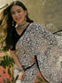 Vasthrlay Womens Printed Unstitched Beige Saree