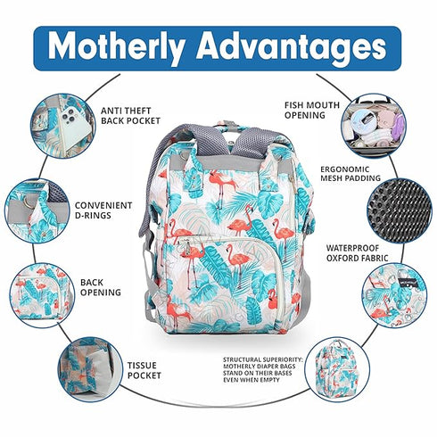 Motherly Printed Diaper Bag