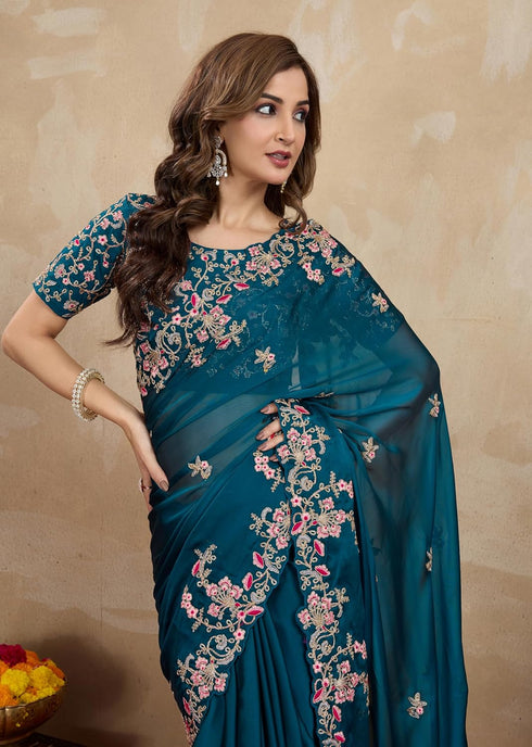 Vasthrlay Rangoli Heavy Embroidred Ethnic Wear