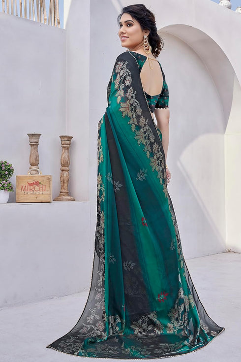 Vasthrlay Fashion Chiffon Georgette Printed Ethnic Wear
