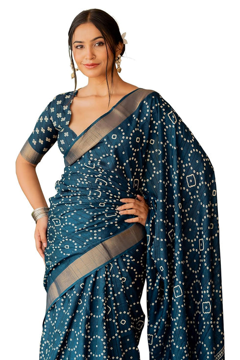 Vasthrlay Fashion Bandhani Printed Ethnic Wear