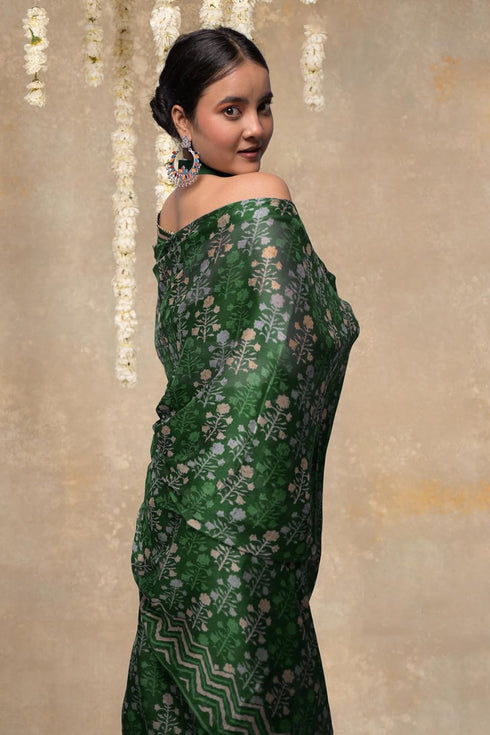 Vasthrlay Fashion Chiffon Printed Ethnic Wear