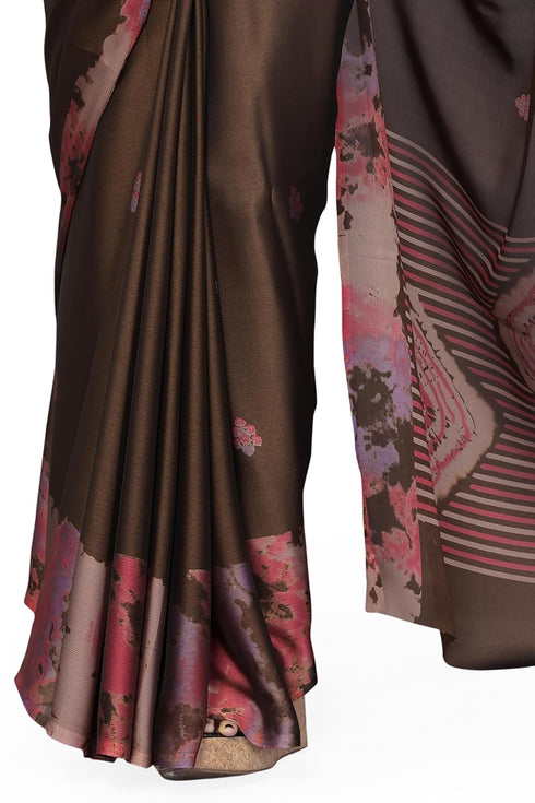 Vasthrlay Fashion Chiffon Georgette Dark Ethnic Wear