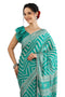 Vasthrlay Fashion Georgette Leheriya Turquoise Ethnic Wear
