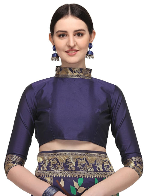 Vasthrlay Banarasi Jacquard Weaving Saree