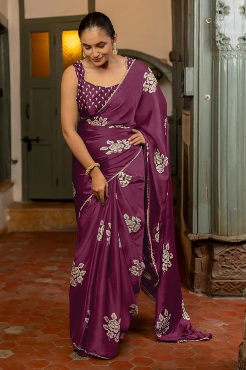 Vasthrlay Fashion Chiffon Printed Ethnic Wear