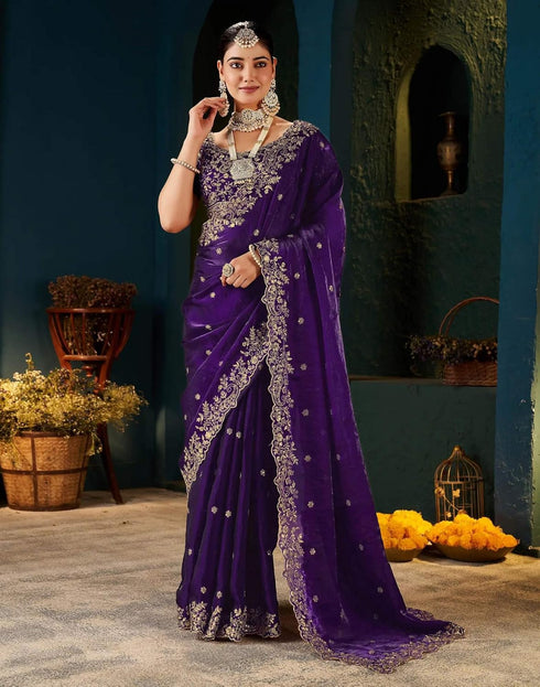 Vasthrlay Embroidered Traditional Embellished Applique Bollywood