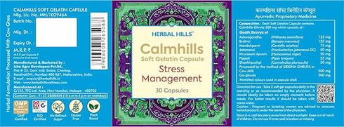 Herbal Hills Ayurveda Calmhills Capsules