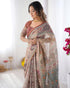 Vasthrlay Handloom Burgundy Traditional Saree