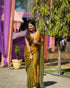 VasthrlayBoarder Unstitched Chhaavap Mustard Free Ethnic Wear