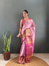 Vasthrlay Kanjivaram Blouse Traditional Pistablue