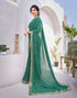 Vasthrlay Georgette Printed Jacquard Material Ethnic Wear
