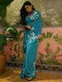 Vasthrlay Georgette Printed Unstitched Yellow Saree