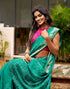 Vasthrlay Bandhani Printed Unstitched Black Saree