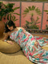 Vasthrlay Womens Printed Unstitched Beige Saree