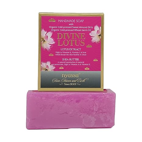 Nyassa Luxurious Divine Lotus Handmade Natural Bathing Soap