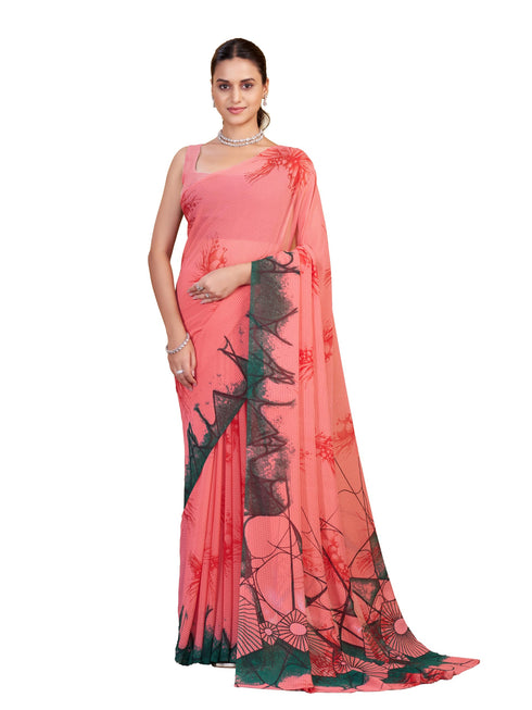 Vasthrlay Georgette Printed Saree