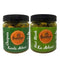 Graminway Chatpata Karela Achar and Hari Mirchi Ka Achar Combo Pack