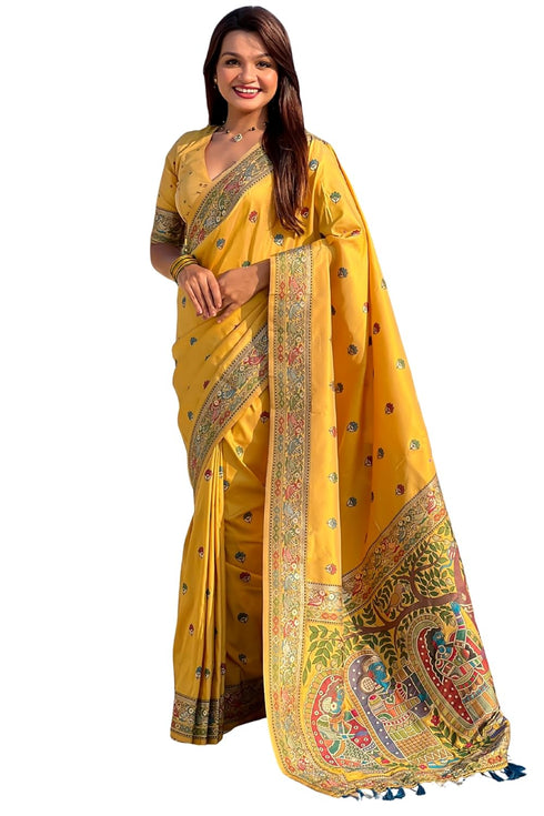 Vasthrlay Kanjivaram Unstitched Blouse Ethnic Wear
