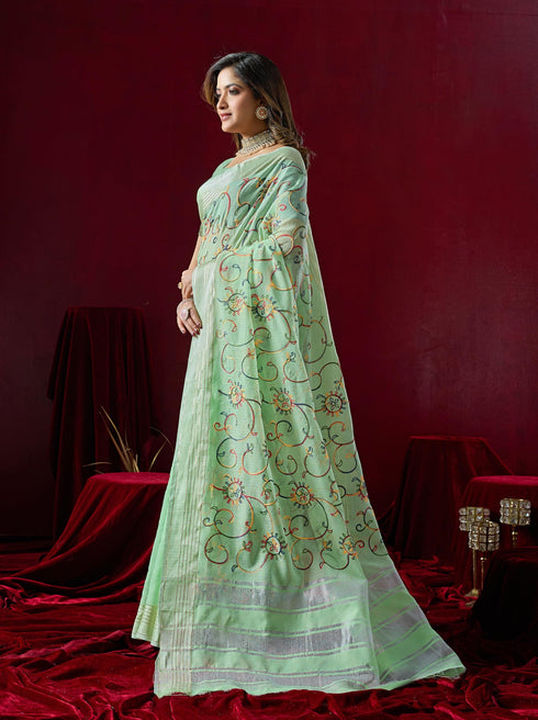 Vasthrlay Embroidery Saree