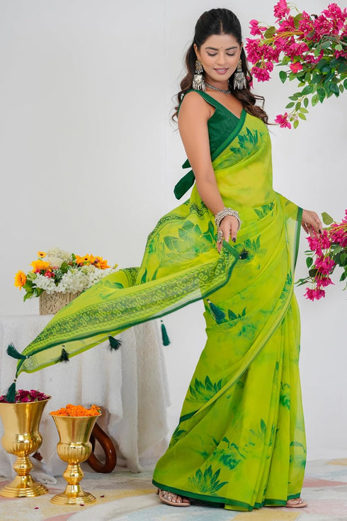 Vasthrlay Fashion Georgette Printed Ethnic Wear