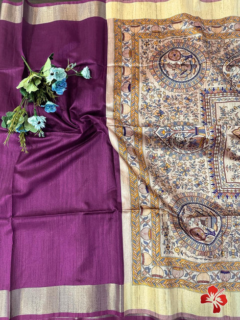Vasthrlay Soft Tussar Saree