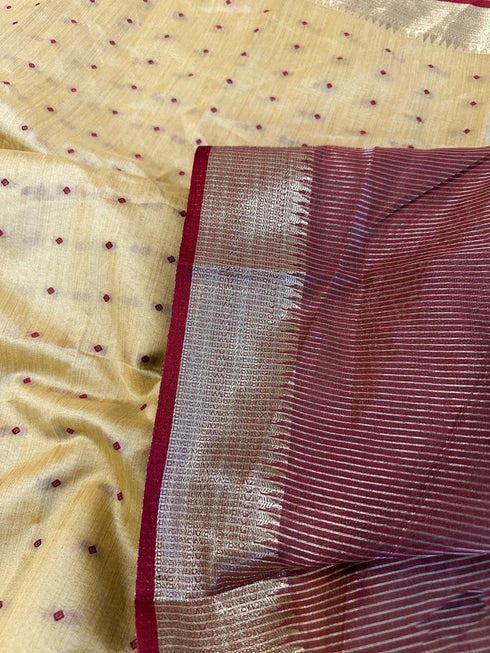 Vasthrlay Tussar Saree Butties