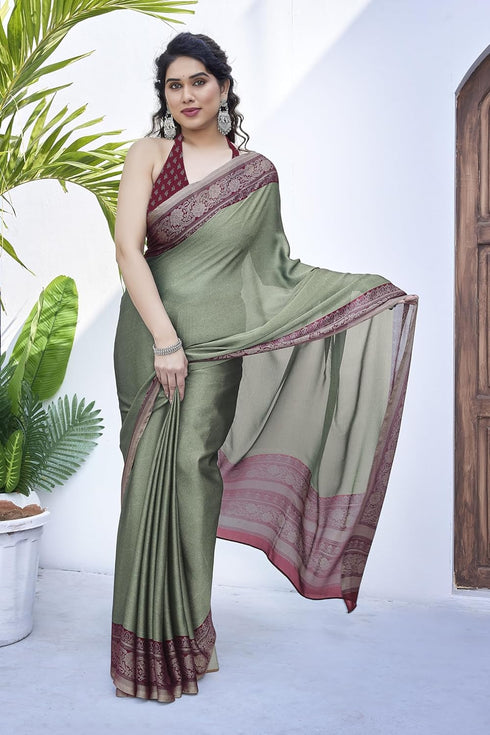 Vasthrlay Fashion Chiffon Printed Ethnic Wear