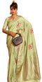 Vasthrlay Banarasi Unstitched Saree