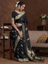 Vasthrlay Womens Weaving Unstitched Maroon Saree