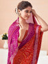 Vasthrlay Bandhani Unstitched 3728s2630n Deep Magenta1