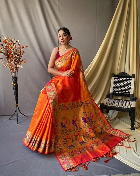 Vasthrlay Paithani Kanjivaram Sarees Ethnic Wear