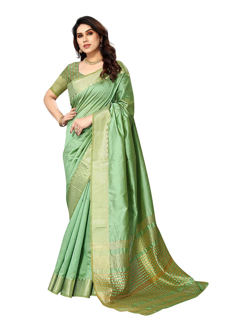 Vasthrlay Jacquard Unstitched Saree